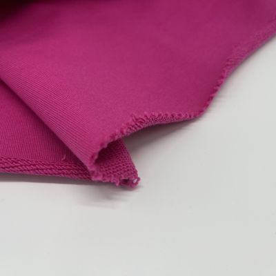 Custom 100% Cotton Knitted Solid French Terry Cloth Fabric