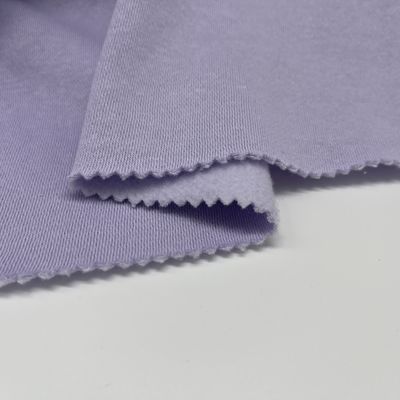 Custom Blend Knitting CVC French Terry Fleece Fabric 240 Gsm French Terry Cloth Fabric