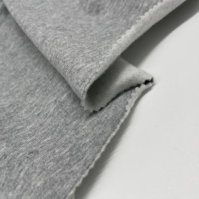 Cotton Polyester 66 68 french terry cloth fabric For Coat