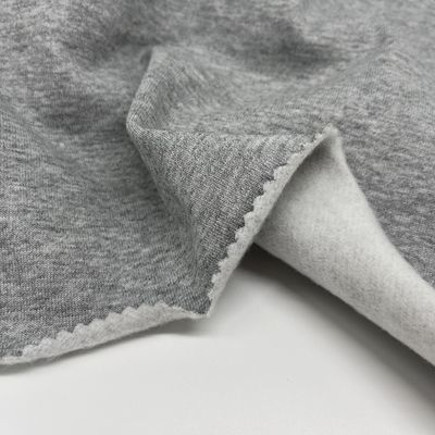Cotton Polyester 66 68 french terry cloth fabric For Coat