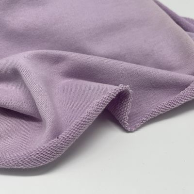 Solid French Terry Fabric For Apparel Soft Warm Anti Pilling