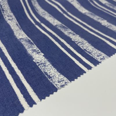 Lightweight Print Linen Viscose Yarn Fabric Customized