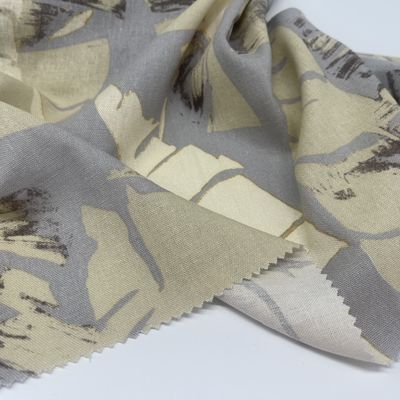 Lightweight Linen Viscose Fabric Print For Home Textiles