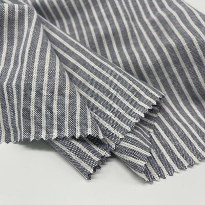 Yarn Dyed Linen Viscose Fabric For Upholstery 136cm 190gsm 55% Linen 45% Rayon S15-036