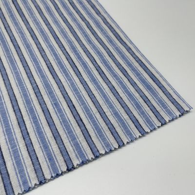 Breathable Linen Viscose Fabric Low Flammability Weight 185gsm 55% Linen 45% Rayon S15-035