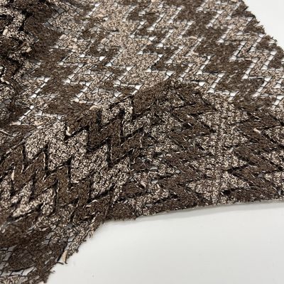 Customized Knitting Jacquard Fabric 75% Polyester 25%Cotton 155cm 220gsm N07-086