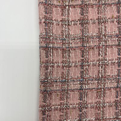 100% Polyester Medium Weight Tweed Linen Fabric Low Shrinkage  146CM 307GSM S08-049
