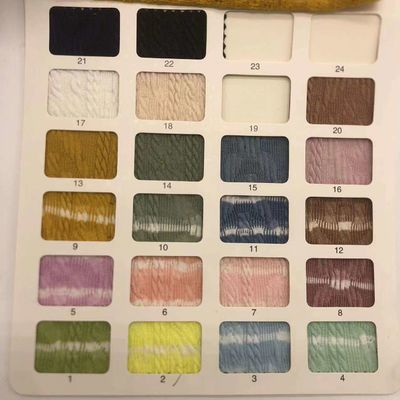 Assorted Knitting Jacquard Fabric 47%Polyester 51%Cotton 5%Sp 160CM 220GSM C14-YD2455