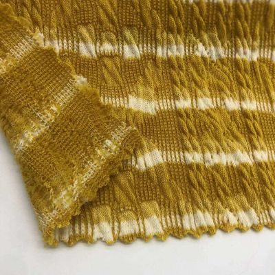 Assorted Knitting Jacquard Fabric 47%Polyester 51%Cotton 5%Sp 160CM 220GSM C14-YD2455