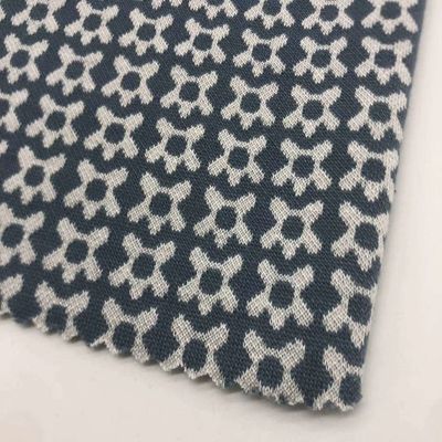 Cotton Polyester Knitted Jacquard Cloth Assorted 54%Polyester 44%Rayon 2%Spandex
