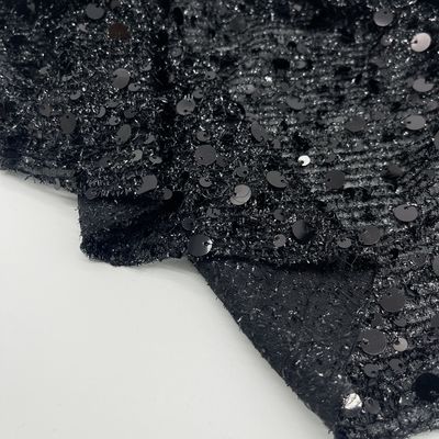 Glinting Radiant Sequins Embroidery Fabric Patterns M18-002