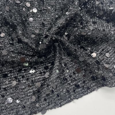Glinting Radiant Sequins Embroidery Fabric Patterns M18-002