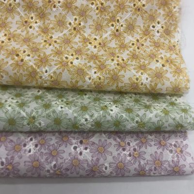 Printed stylish Cotton Embroidery Fabric Home Textile M04-LK015
