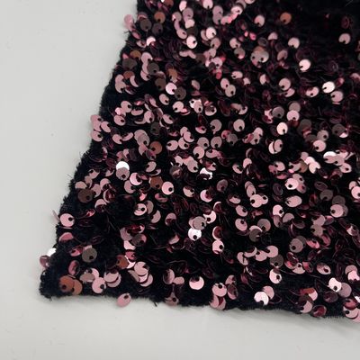 Sequins Glitter Embroidery Fabric Garment Home Textile M05-009