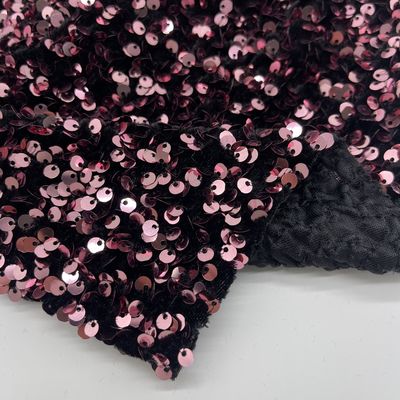 Sequins Glitter Embroidery Fabric Garment Home Textile M05-009