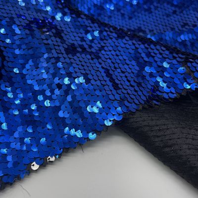 Durable Sequins Embroidery Fabric Yarn Counts M01-032
