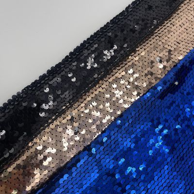 Durable Sequins Embroidery Fabric Yarn Counts M01-032