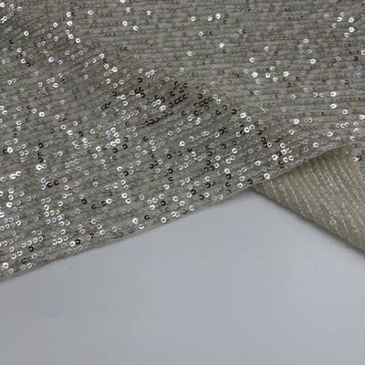 Waterproof Durable Sequins Embroidery Fabric Material M01-039
