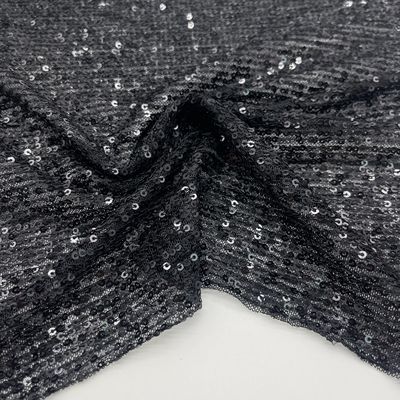 Waterproof Durable Sequins Embroidery Fabric Material M01-039