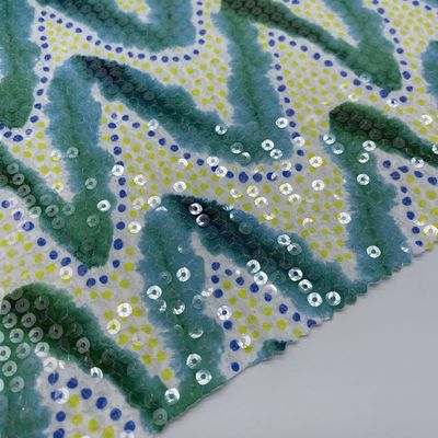 Various Designs Embroidery Fabric Sequins Embroidery Material M13-004