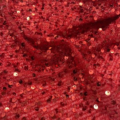 Shiny Garment Mesh Sequins Embroidery Fabric M18-001